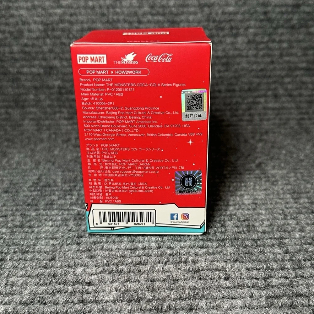 POP MART - The Monsters x‎ Coca-Cola Figures Blind Boxes UNOPENED (US seller)